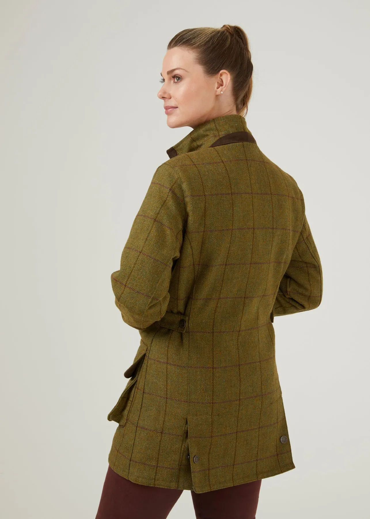 Alan Paine Rutland Womens Waterproof Tweed Coat