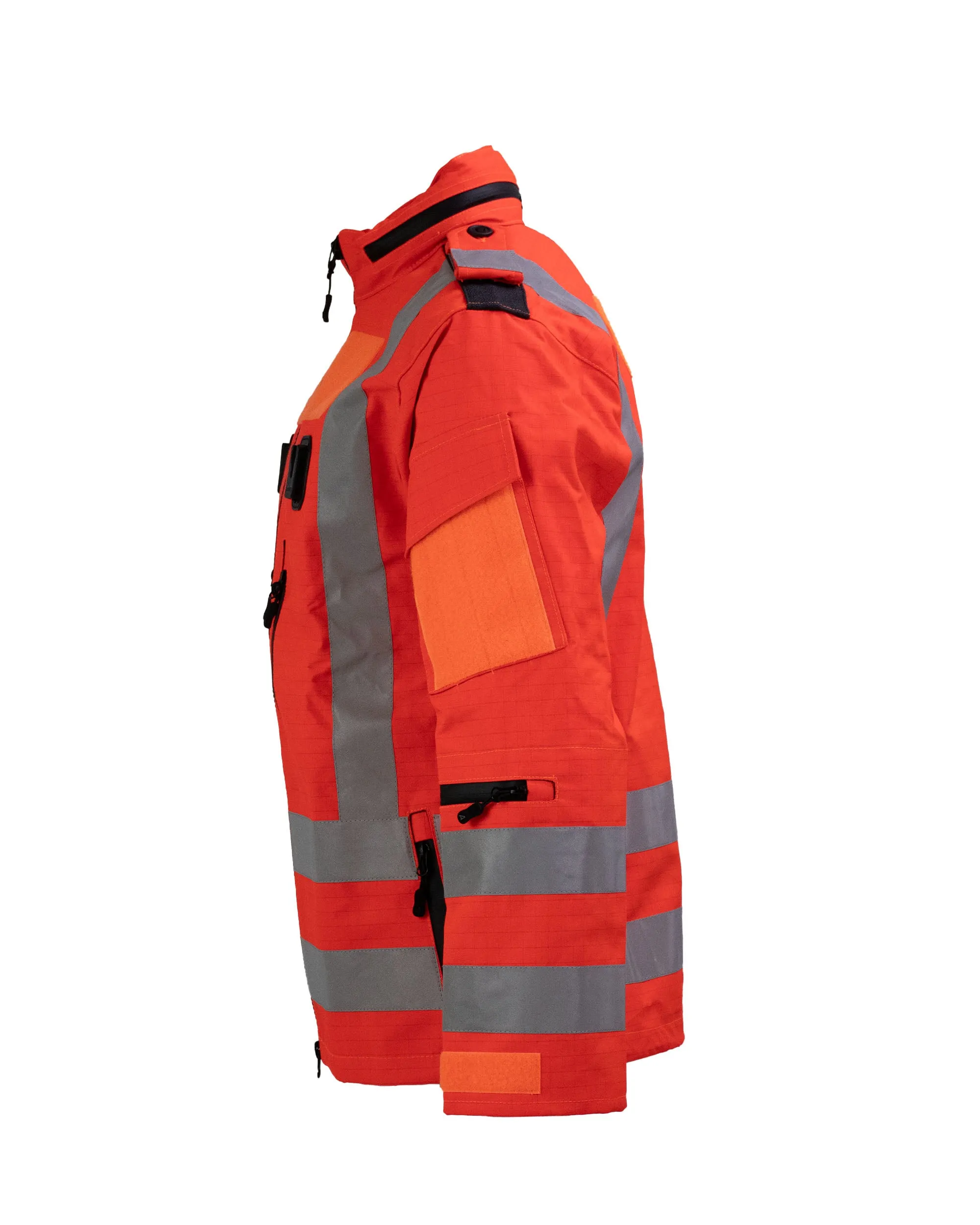 B127 Flight Suit Jacket - HiVis Red