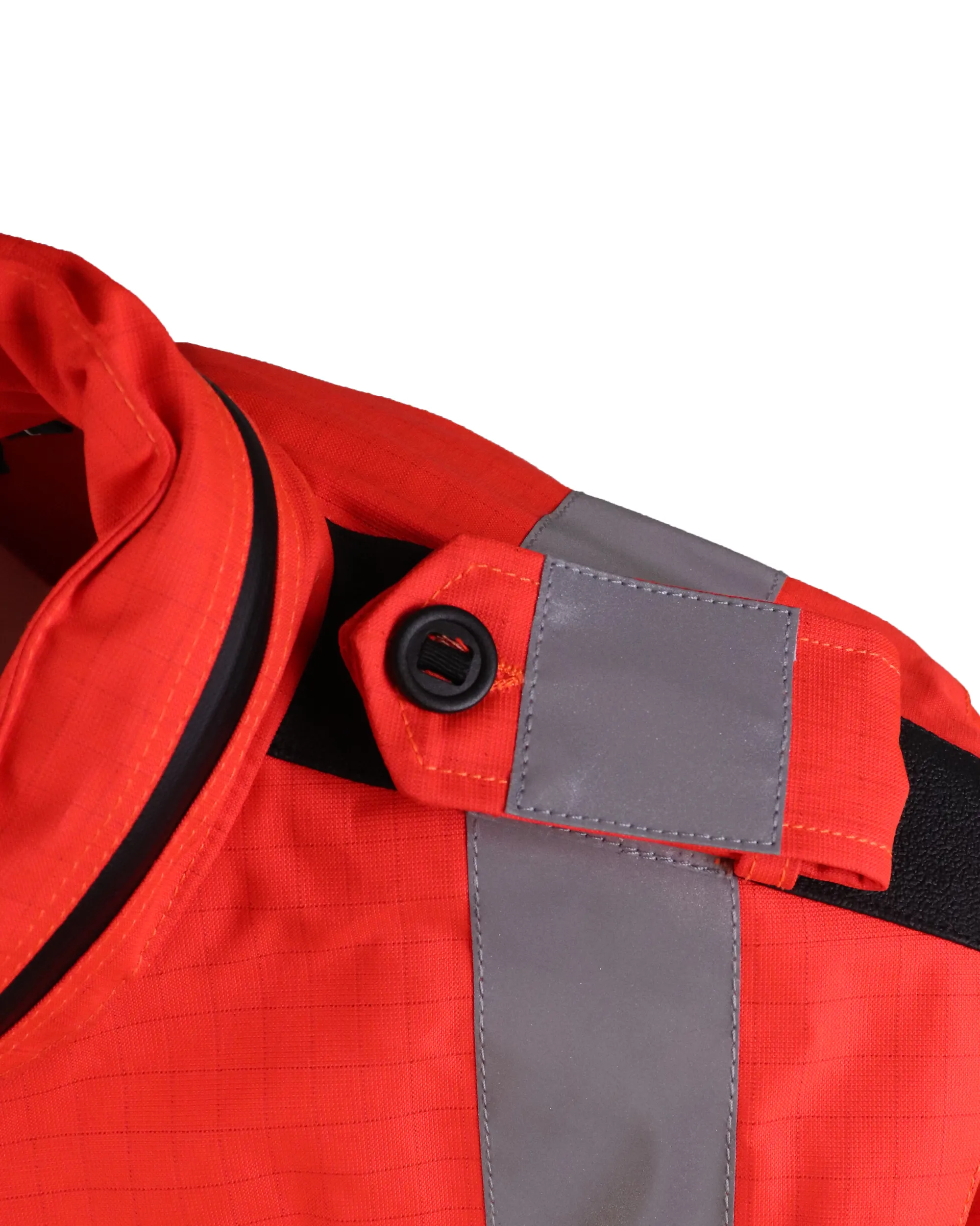 B127 Flight Suit Jacket - HiVis Red