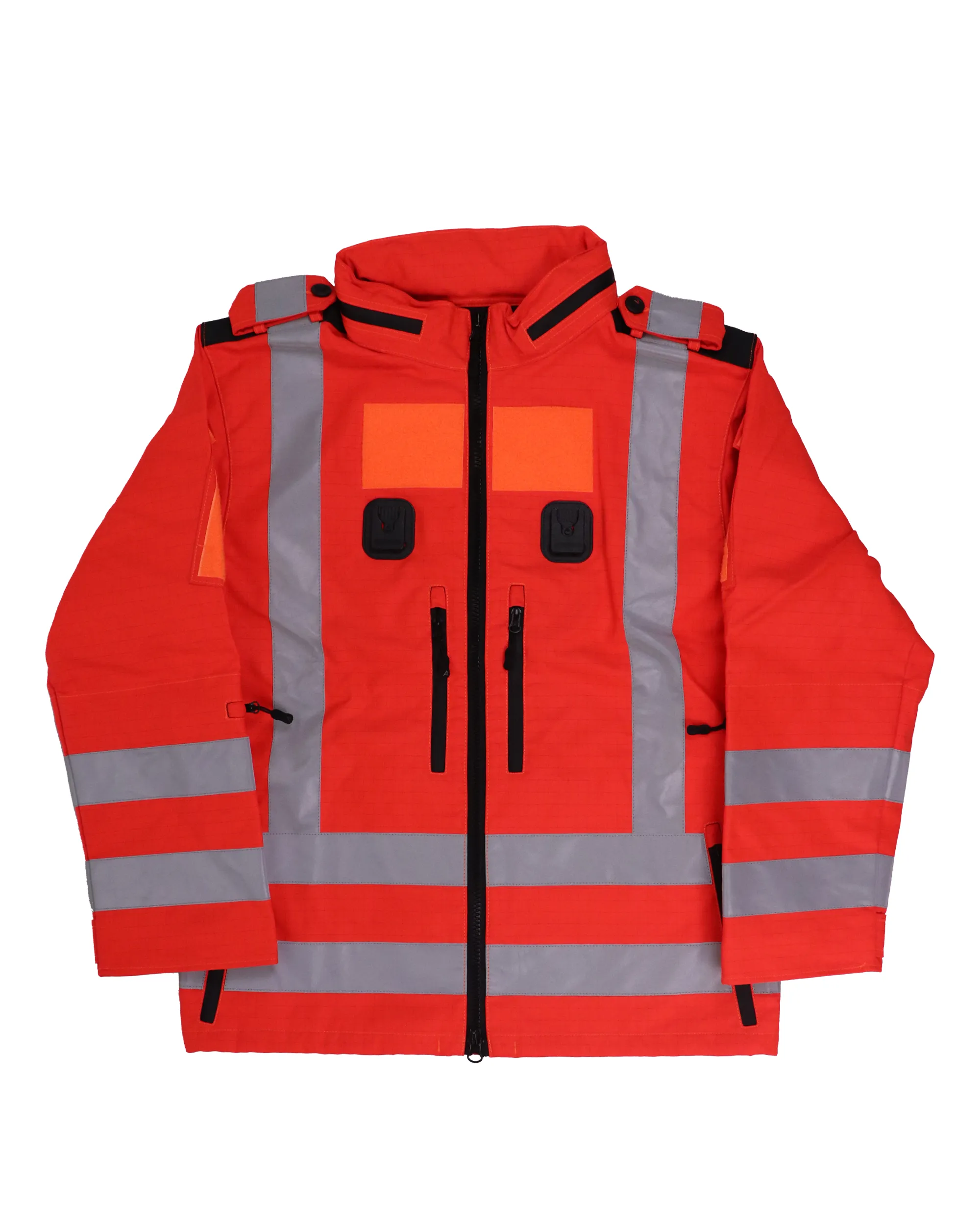 B127 Flight Suit Jacket - HiVis Red