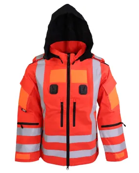 B127 Flight Suit Jacket - HiVis Red