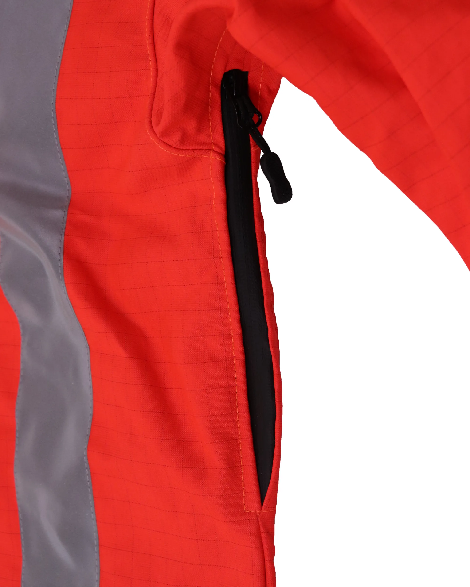B127 Flight Suit Jacket - HiVis Red