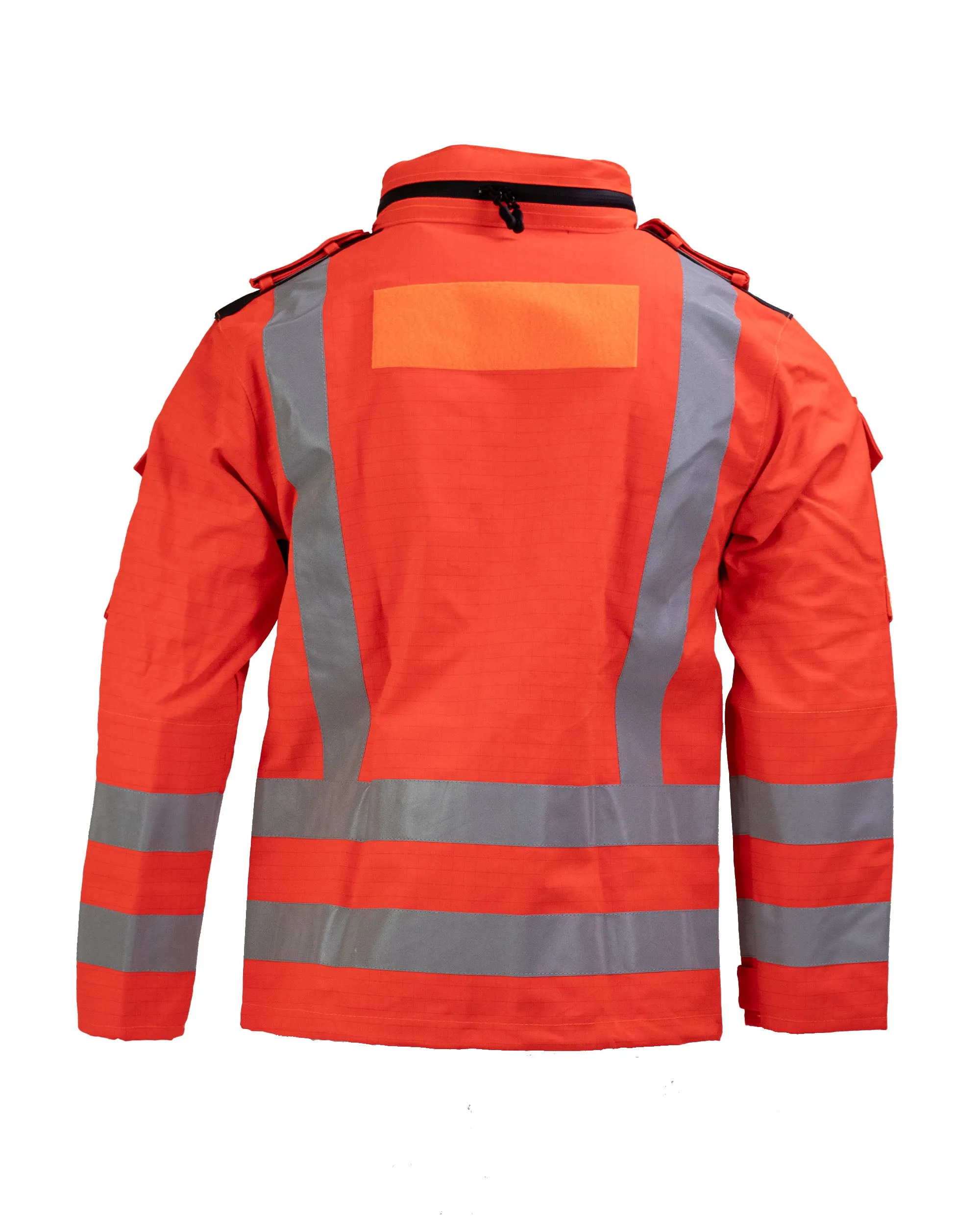 B127 Flight Suit Jacket - HiVis Red