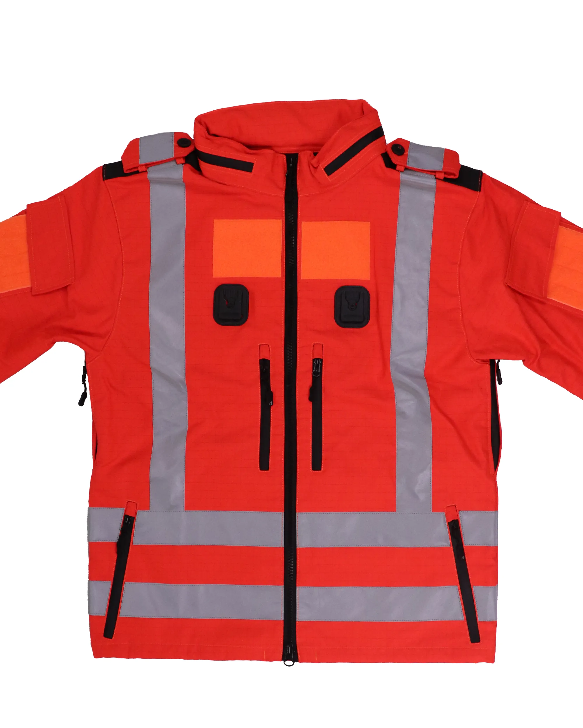 B127 Flight Suit Jacket - HiVis Red