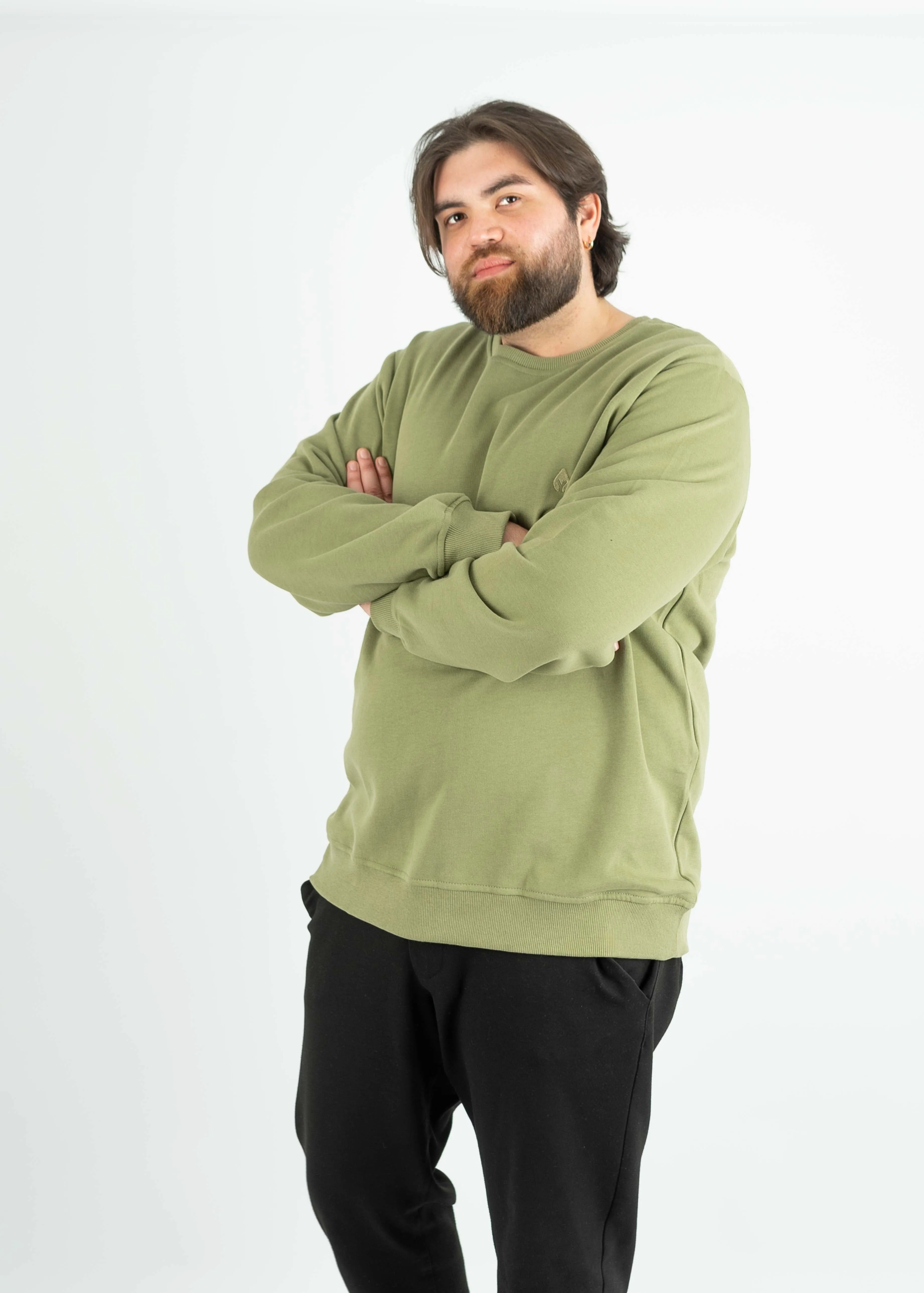 Basic-Sweater MOODIG LodenGreen