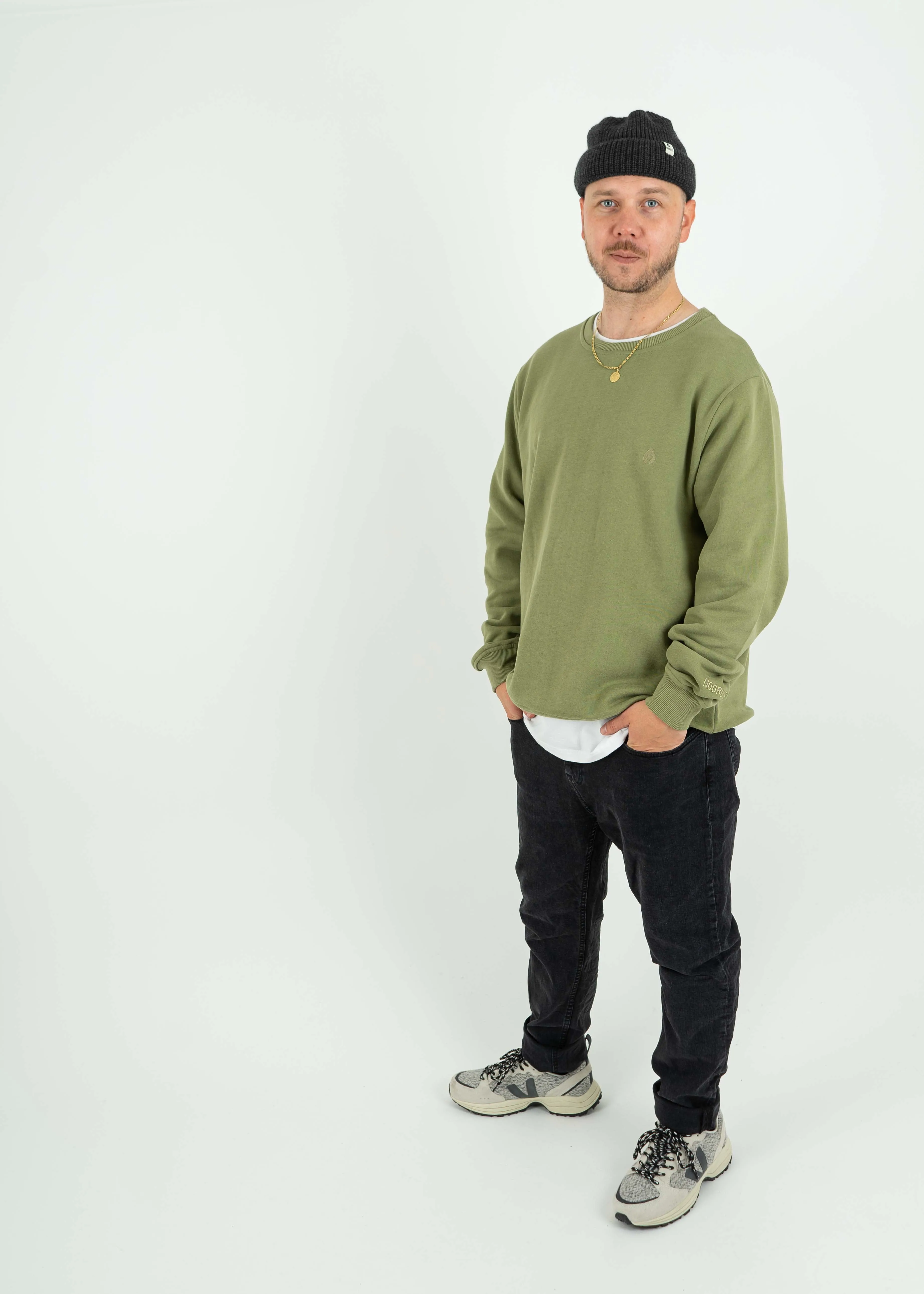 Basic-Sweater MOODIG LodenGreen