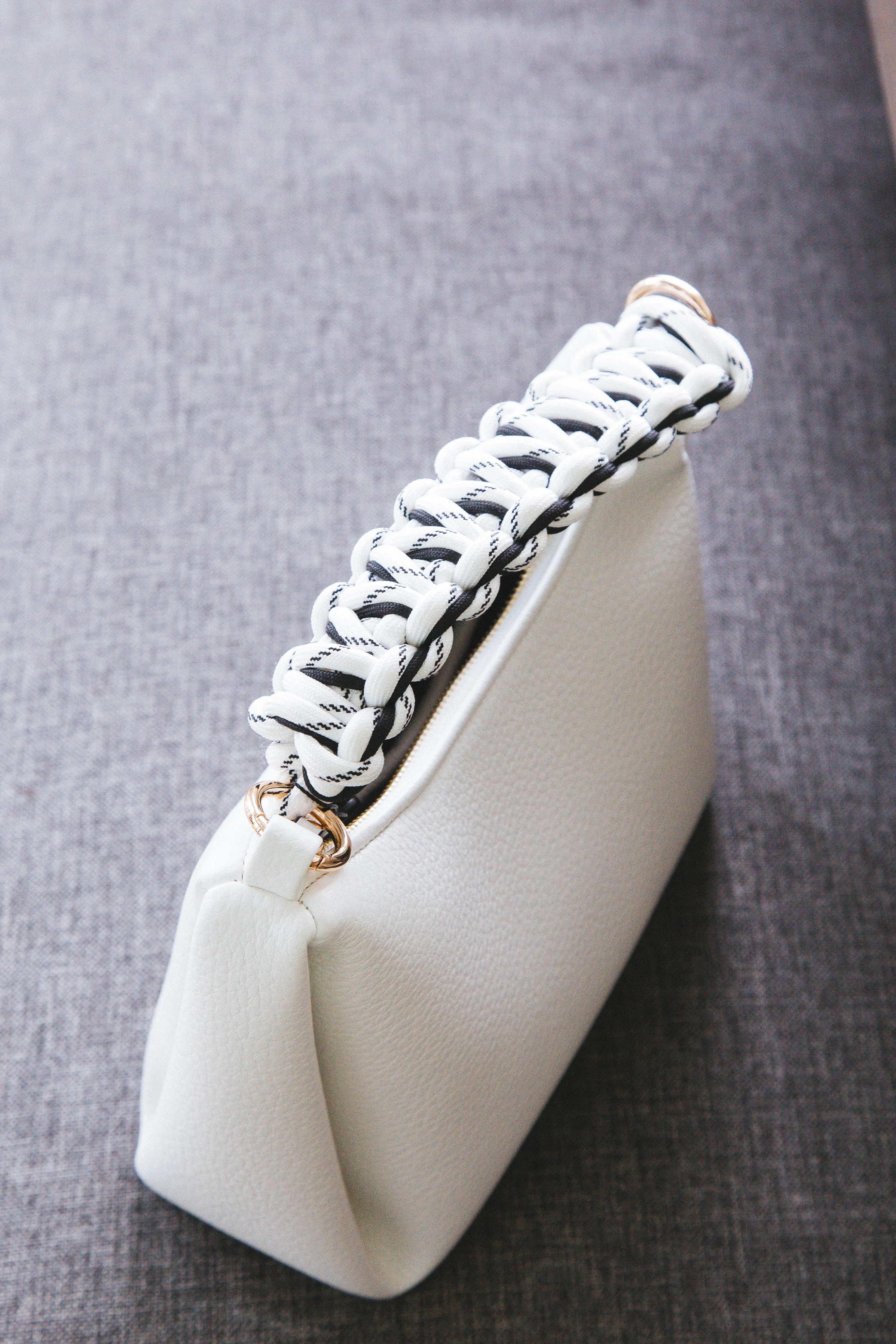 Calle Rope Handle Bag, White