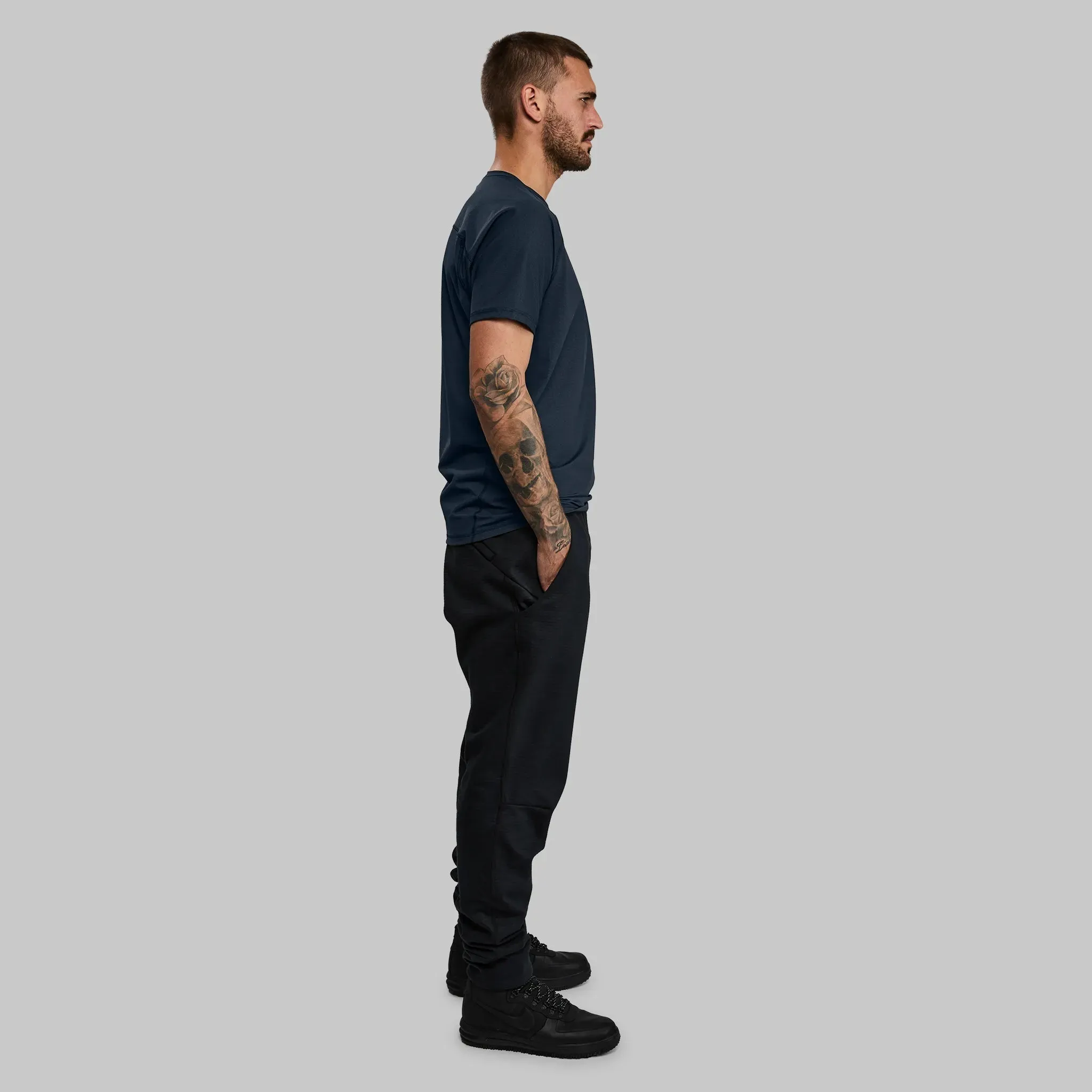 Carbon Fibre T Shirt. Navy edition