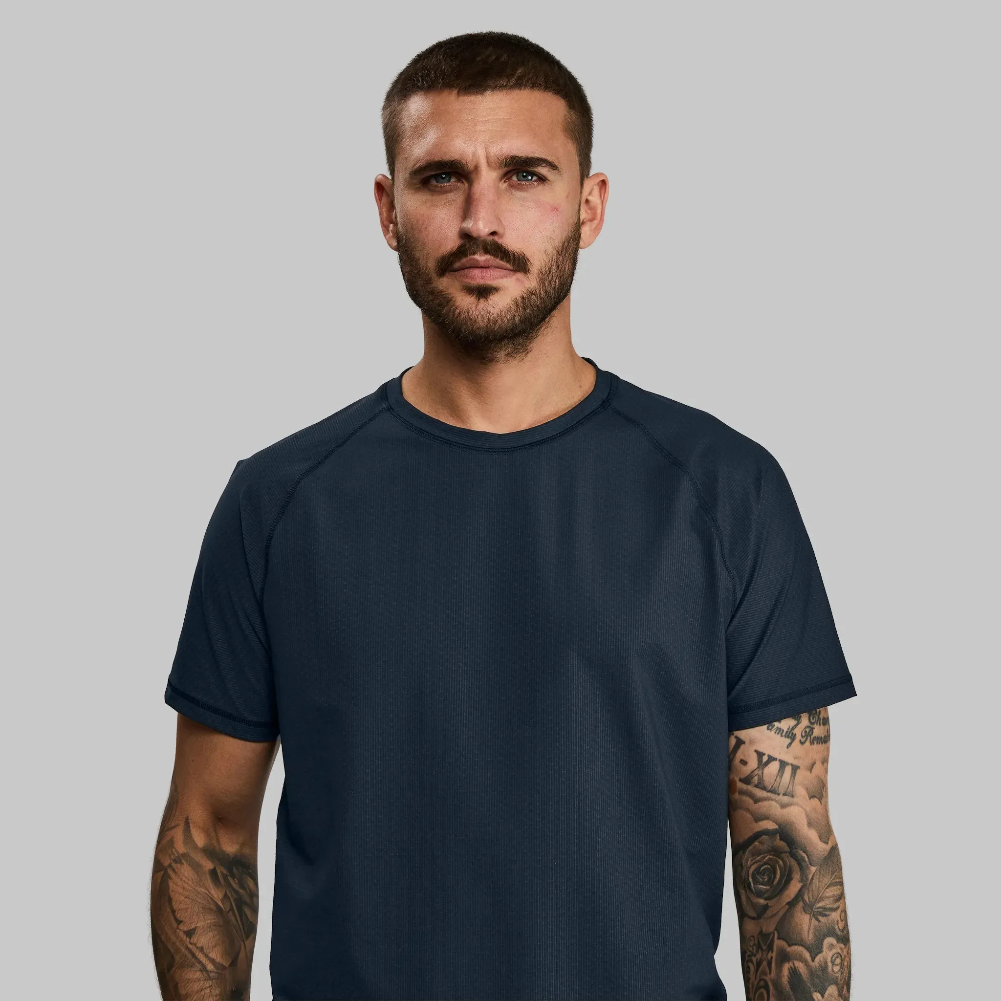 Carbon Fibre T Shirt. Navy edition