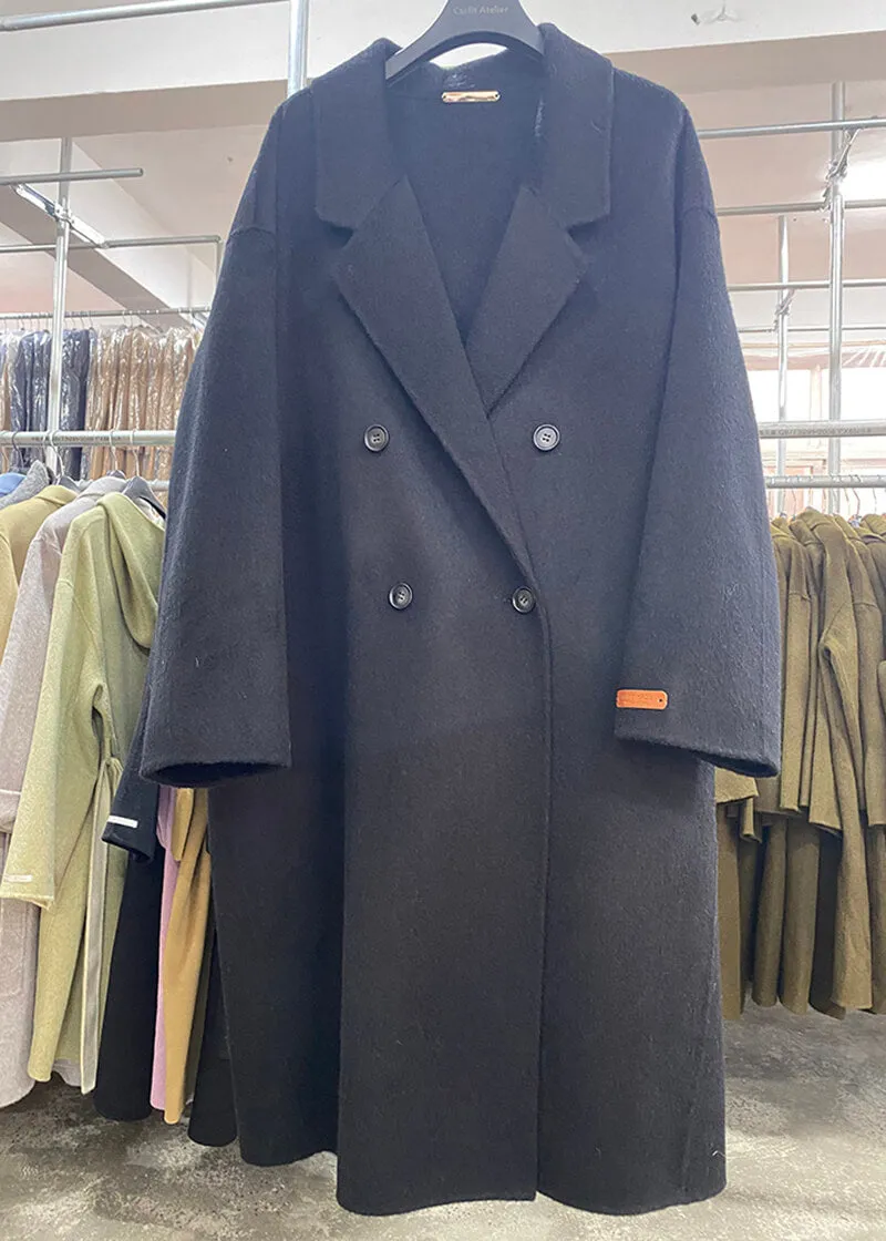 Charlotte Wool & Cashmere Blend Button Coat