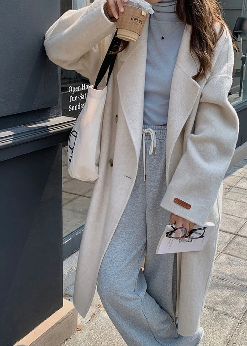 Charlotte Wool & Cashmere Blend Button Coat