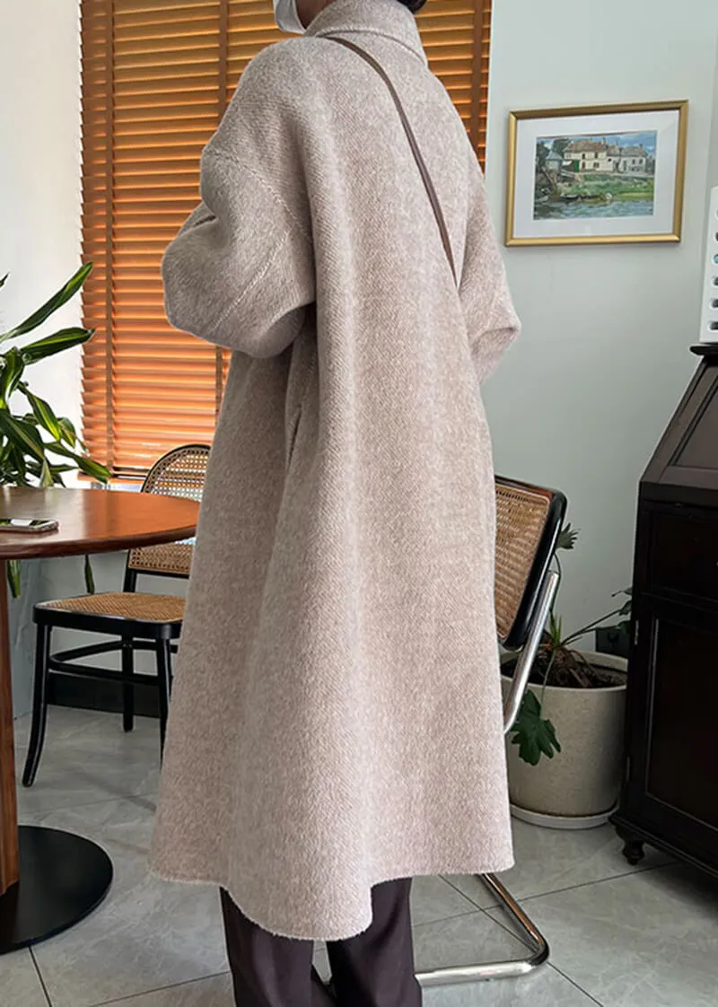 Charlotte Wool & Cashmere Blend Button Coat