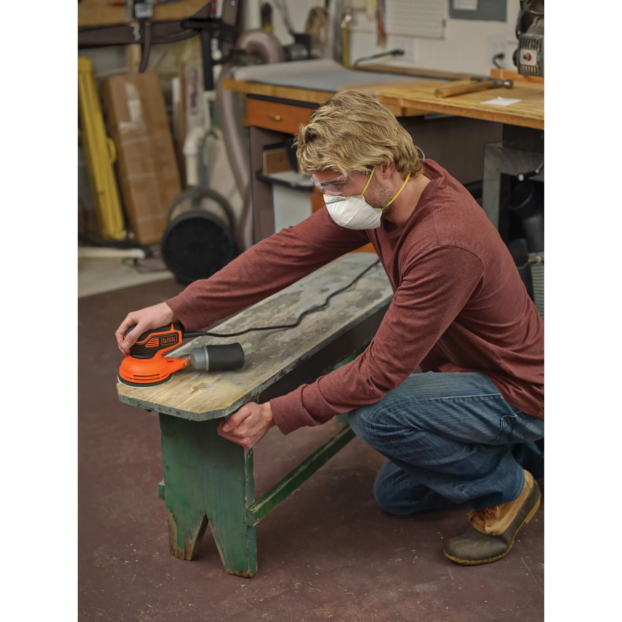Electric Orbital Sander, 5-Inch Disc Sander