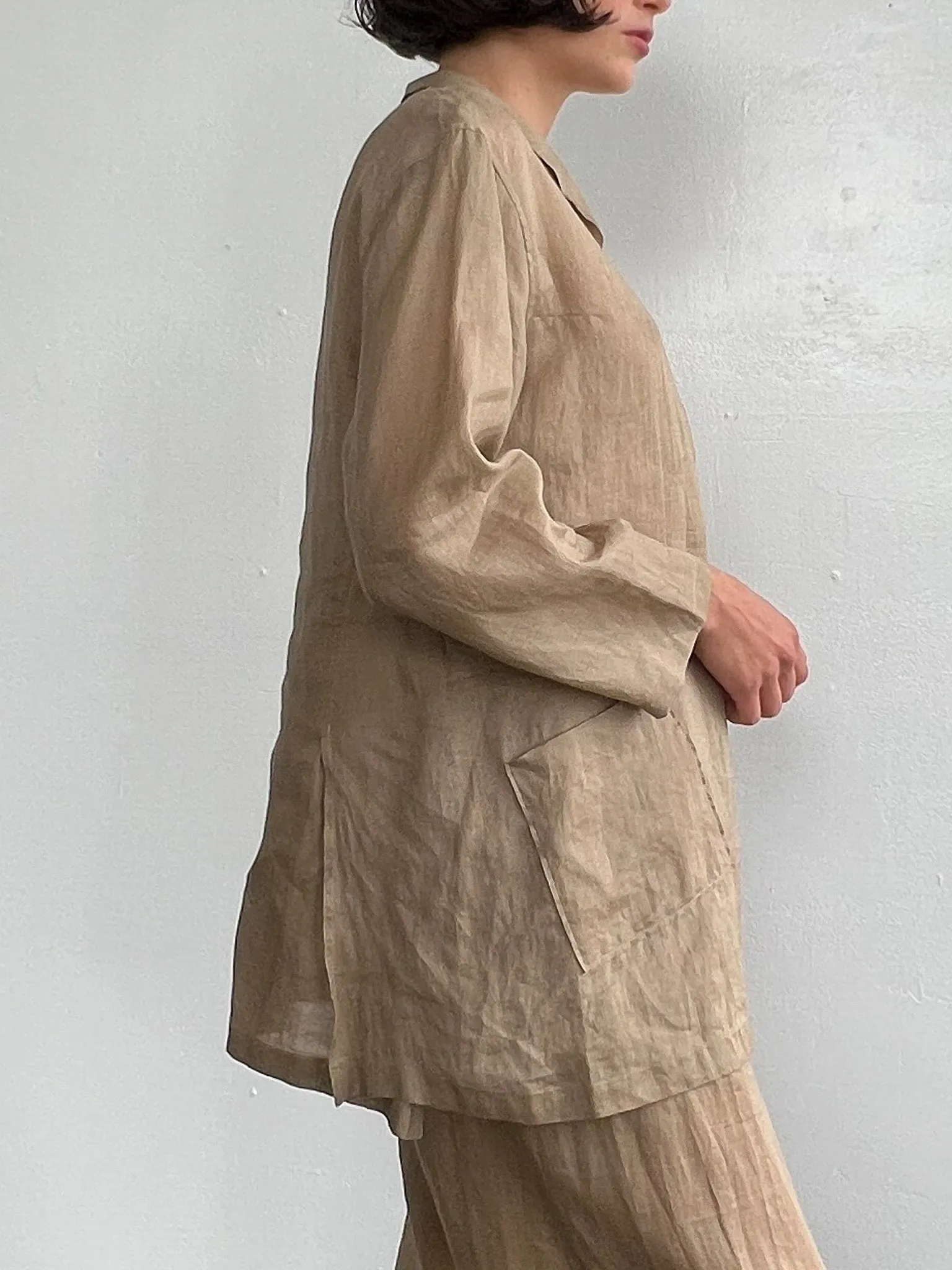 Jil Sander Handkerchief Linen Jacket (L)