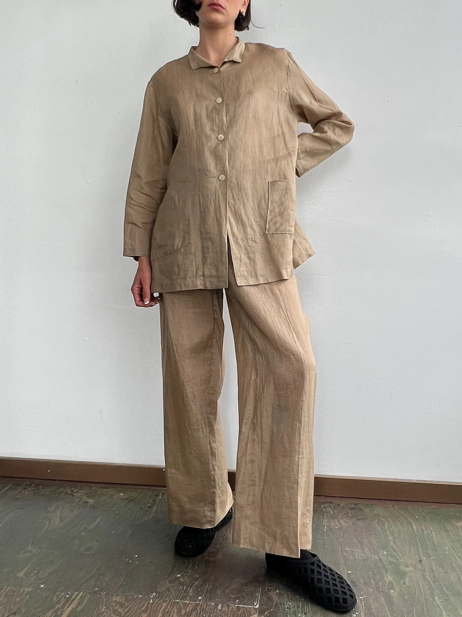 Jil Sander Handkerchief Linen Jacket (L)