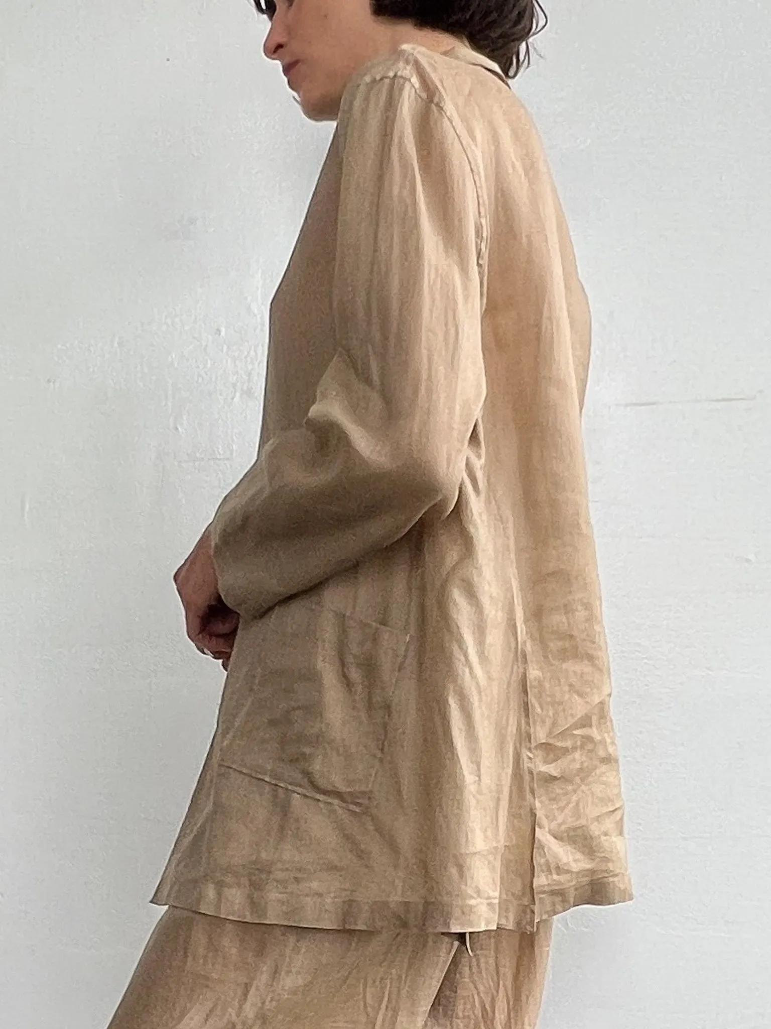 Jil Sander Handkerchief Linen Jacket (L)