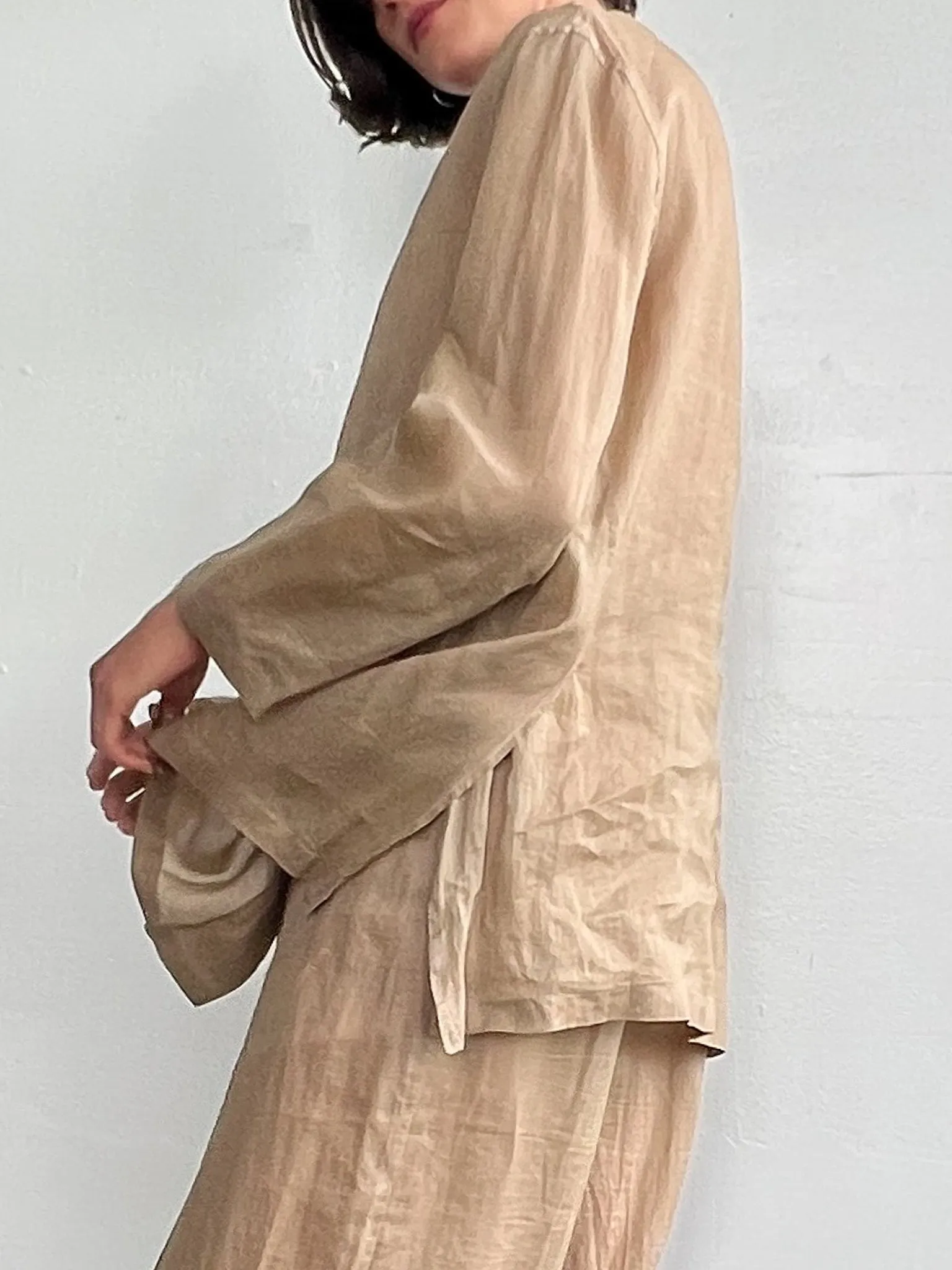 Jil Sander Handkerchief Linen Jacket (L)