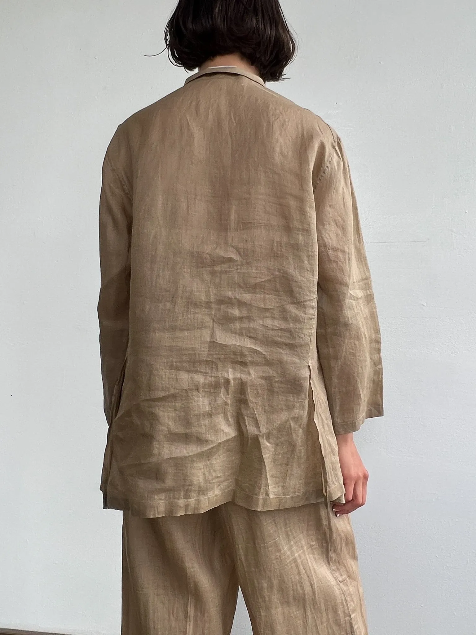 Jil Sander Handkerchief Linen Jacket (L)