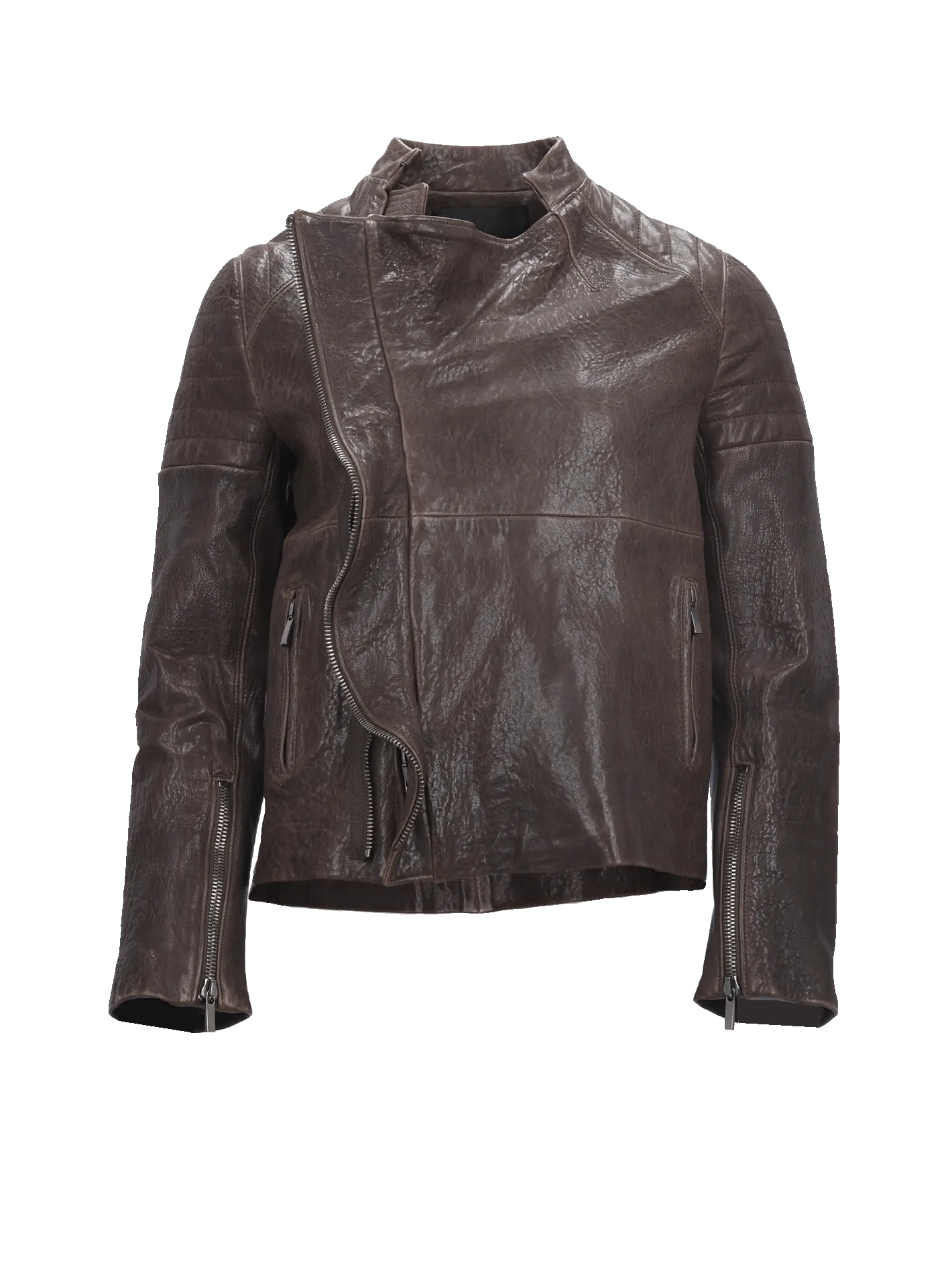 leather biker jacket