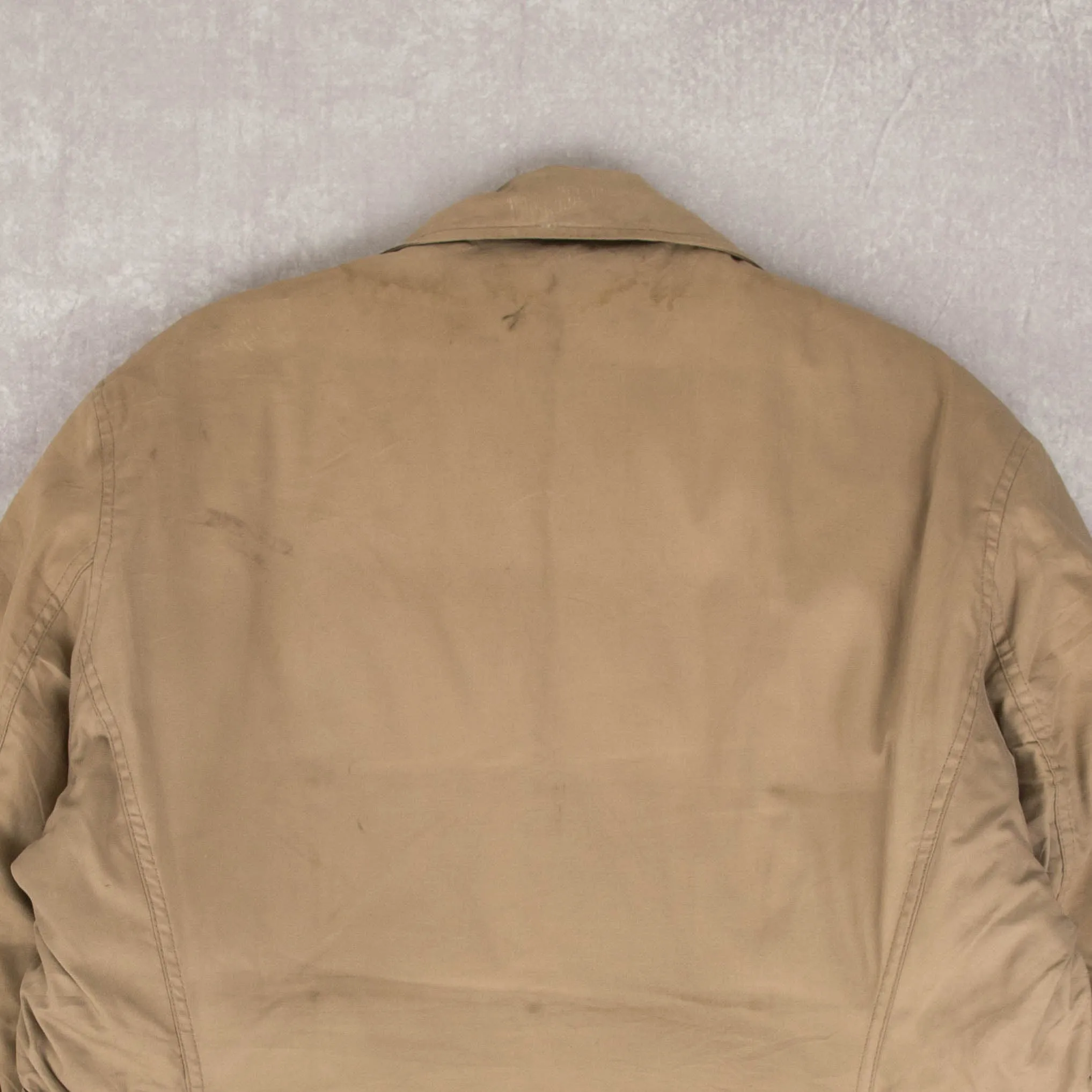 MEN'S VINTAGE 1950S DOWN FILLED JACKET - MEDIUM