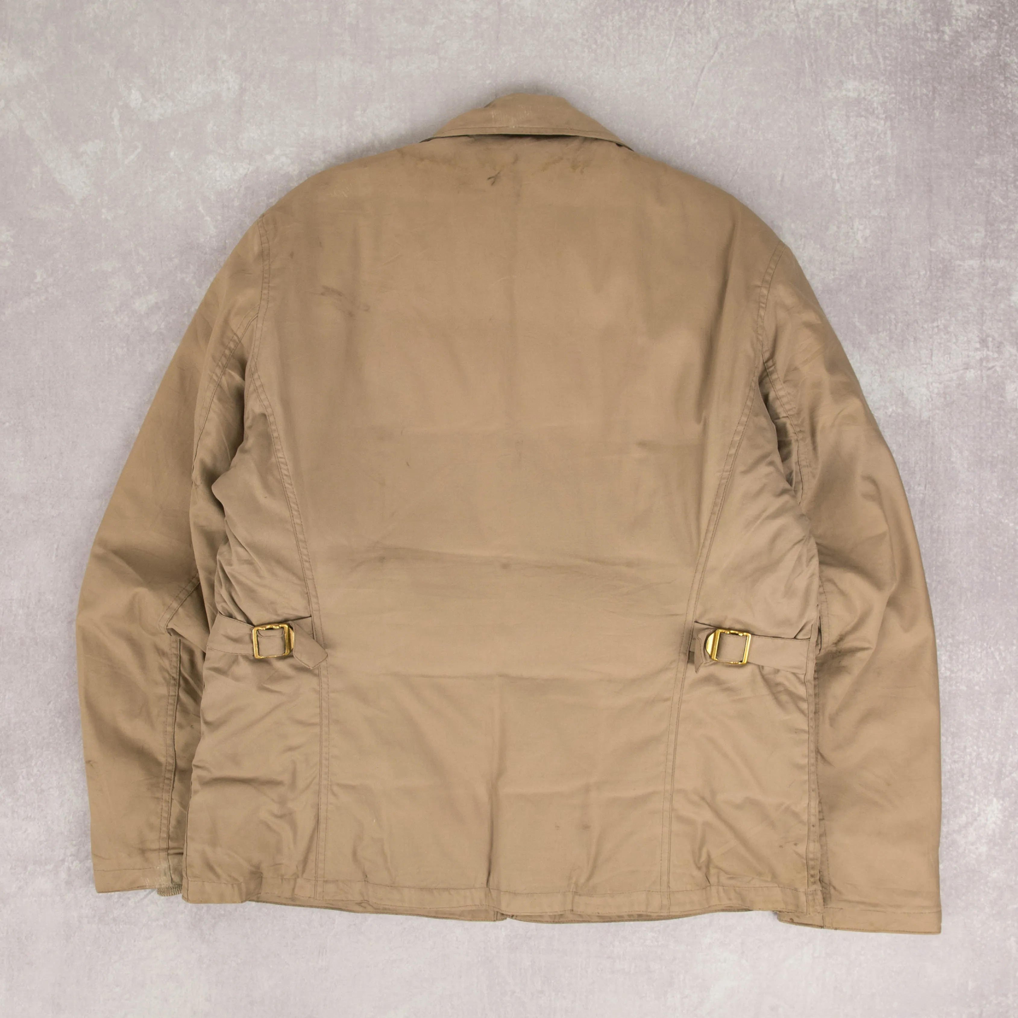 MEN'S VINTAGE 1950S DOWN FILLED JACKET - MEDIUM