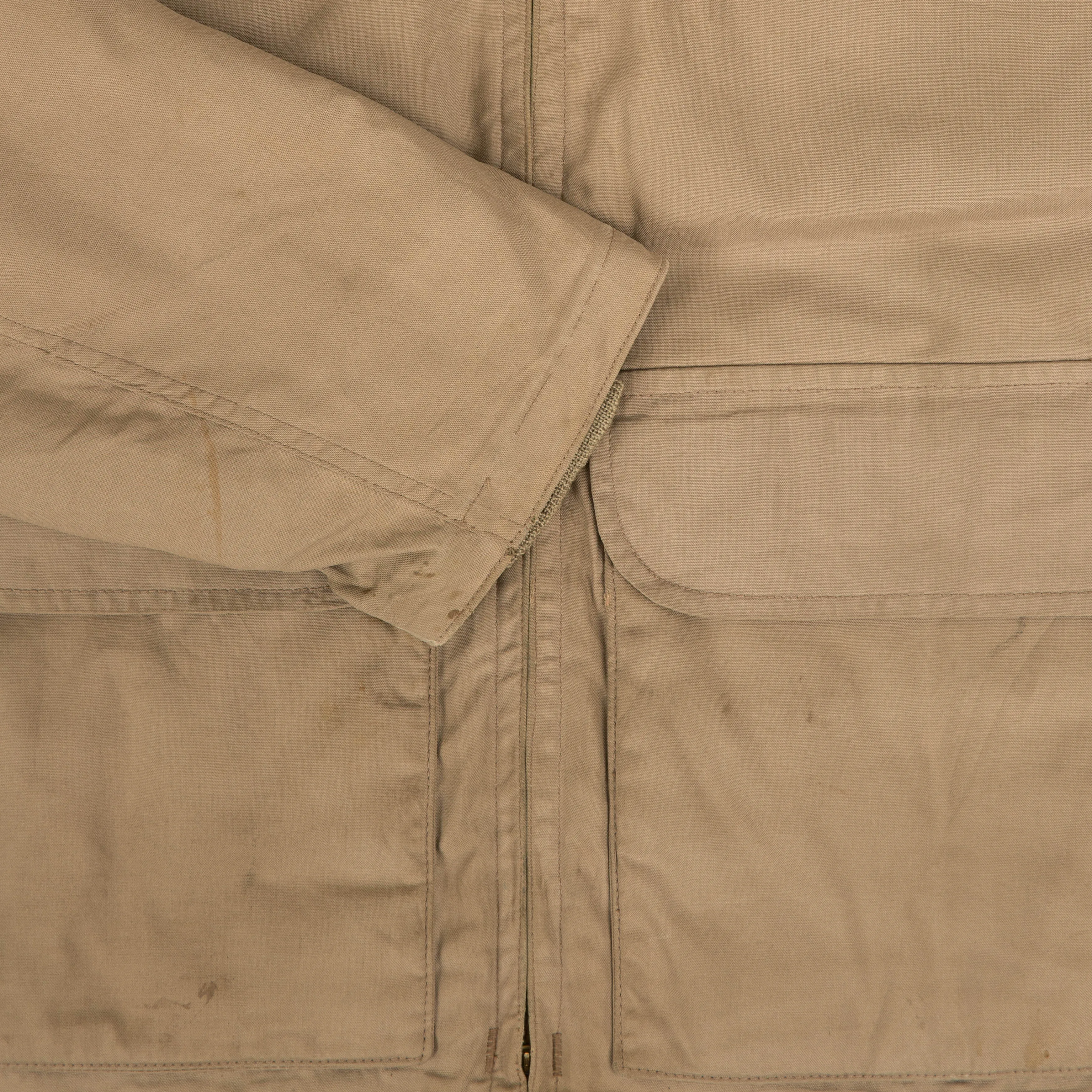 MEN'S VINTAGE 1950S DOWN FILLED JACKET - MEDIUM
