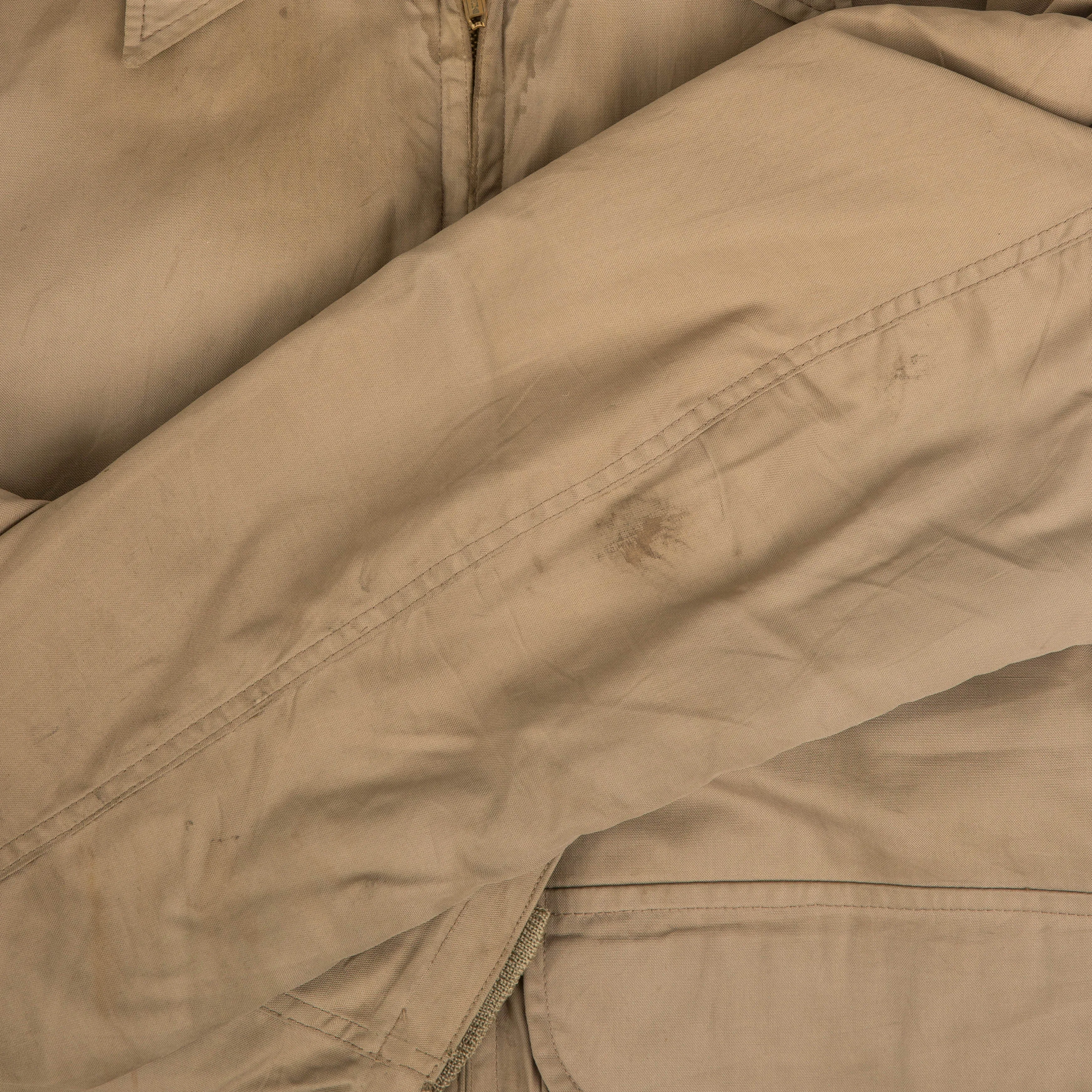 MEN'S VINTAGE 1950S DOWN FILLED JACKET - MEDIUM