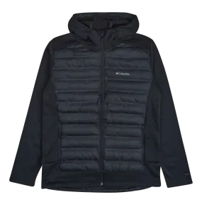 Out-shield™ Insulated Full Zip Shield Hybrid Hoodie-black