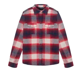 RICHIE LE BRUSHED FLANNEL SHIRT RED/MULTI - RLC-FL05