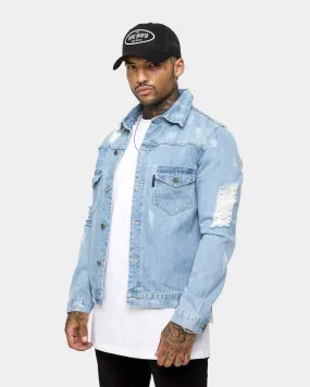 Saint Morta Doves Vintage Denim Jacket Medium Blue