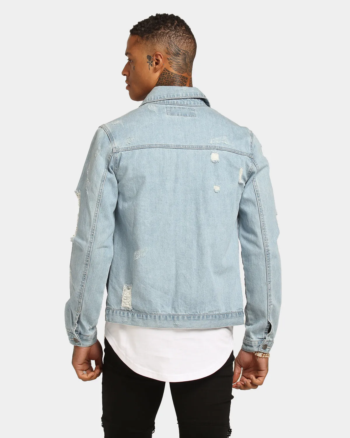 Saint Morta Rag Denim Jacket Medium Blue