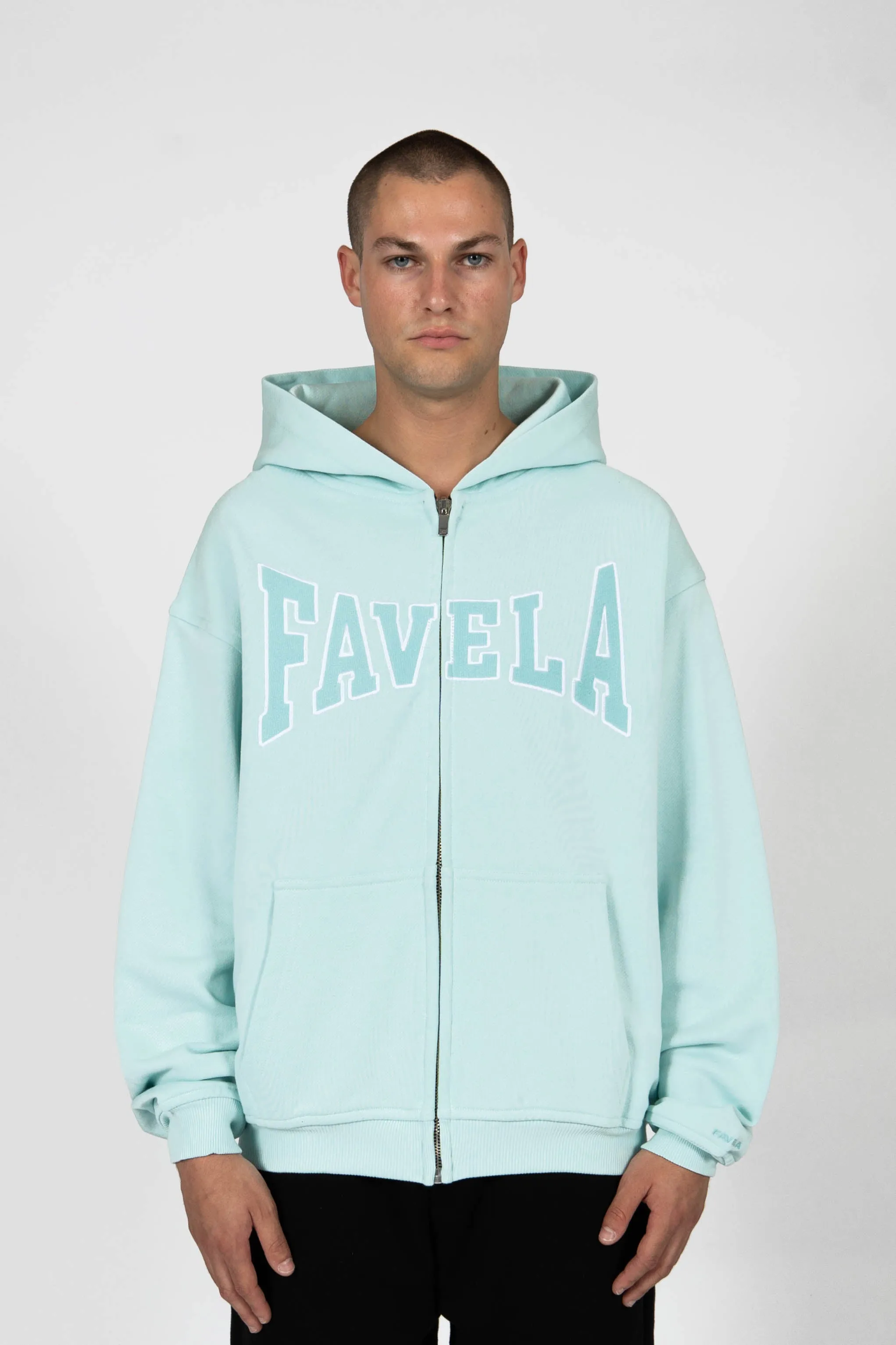 SCHOOL TURQUOISE FRONTZIP