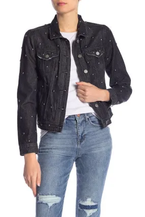 Studs-All-Over-Me Denim Designer Jacket