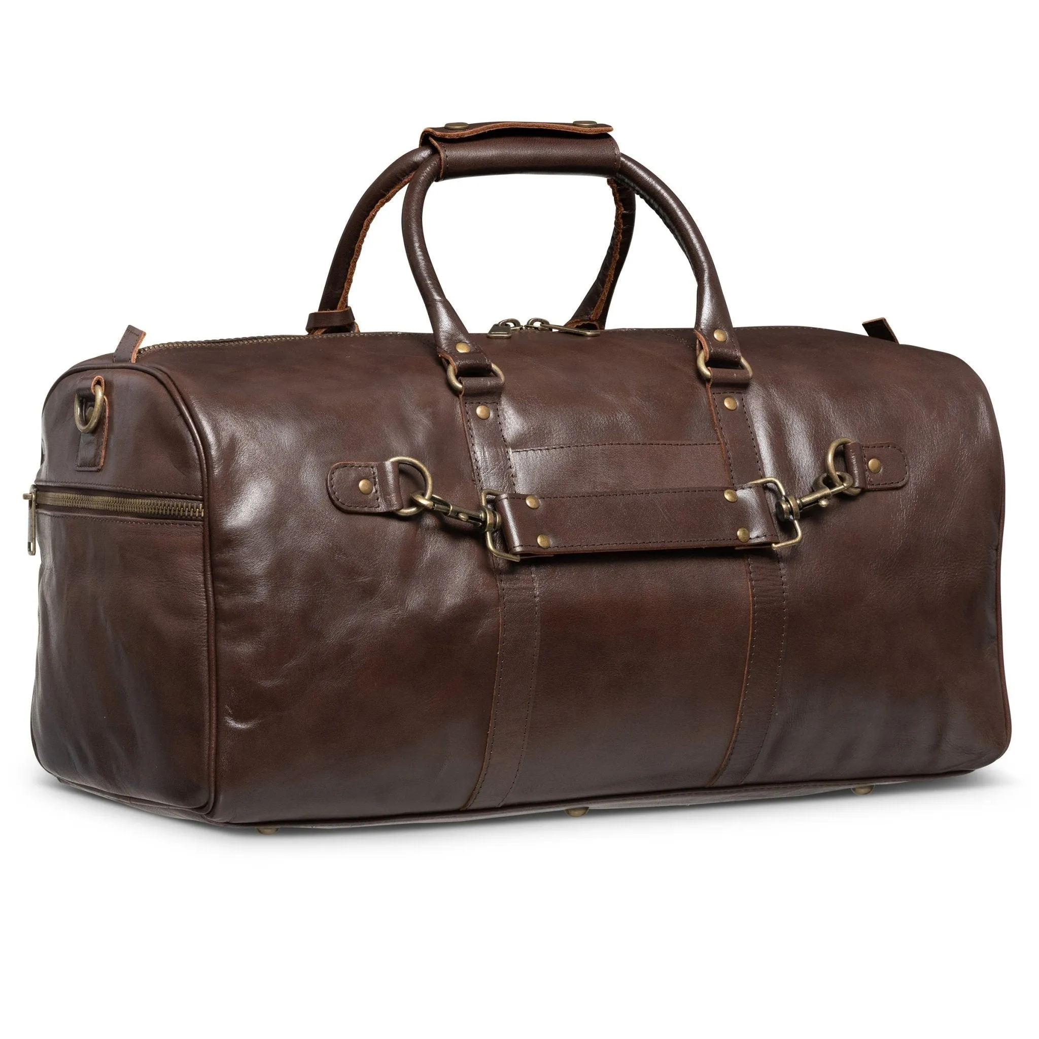 Traveler 45L Leather Duffle