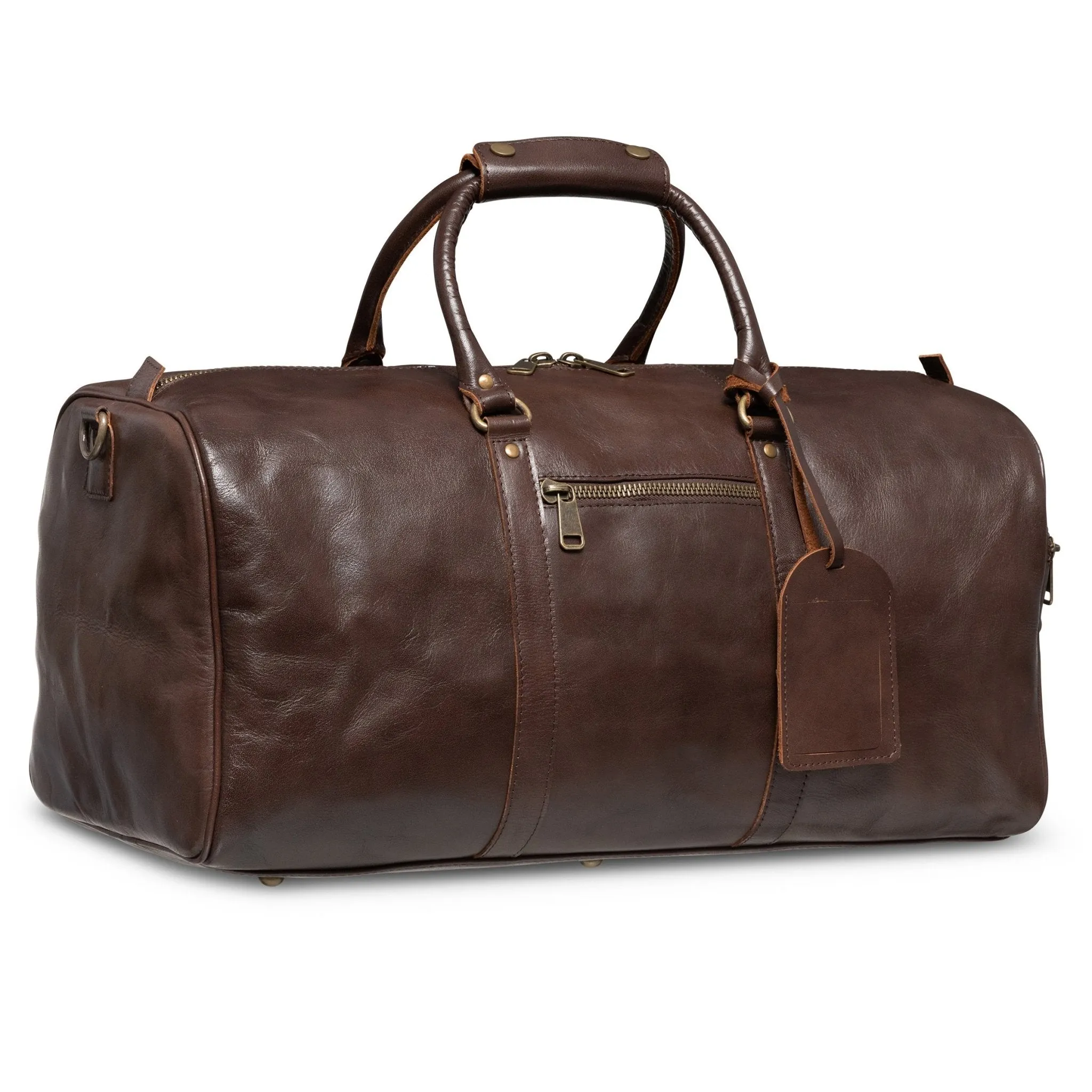 Traveler 45L Leather Duffle