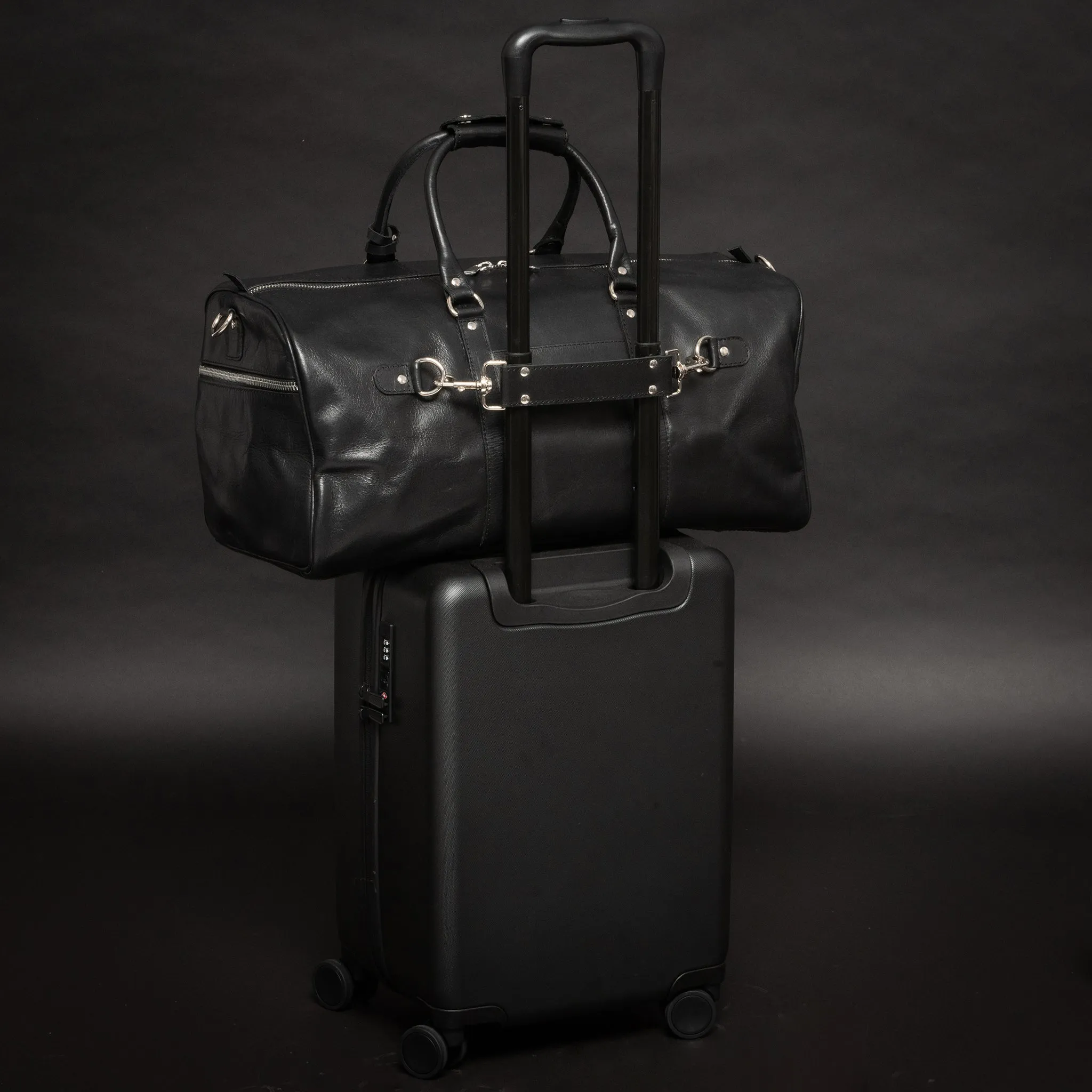 Traveler 45L Leather Duffle